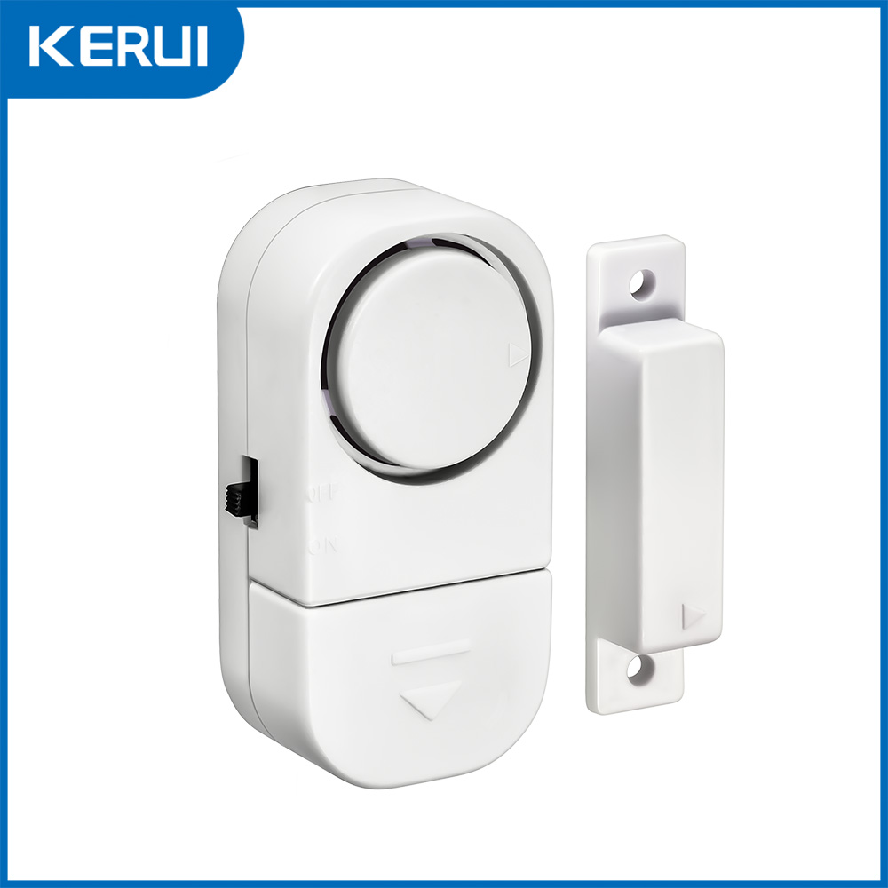 Door Wedge Alarm - KERUI เซ็นเซอร์ประตูอิสระนาฬิกาปลุก 90dB ประตู Magnetic Sensor