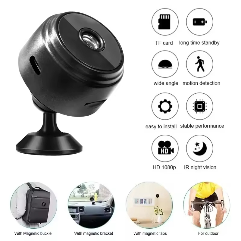Home Security Adt - กล้องวงจรปิดไร้สาย A9 Mini WiFi HD 1080P