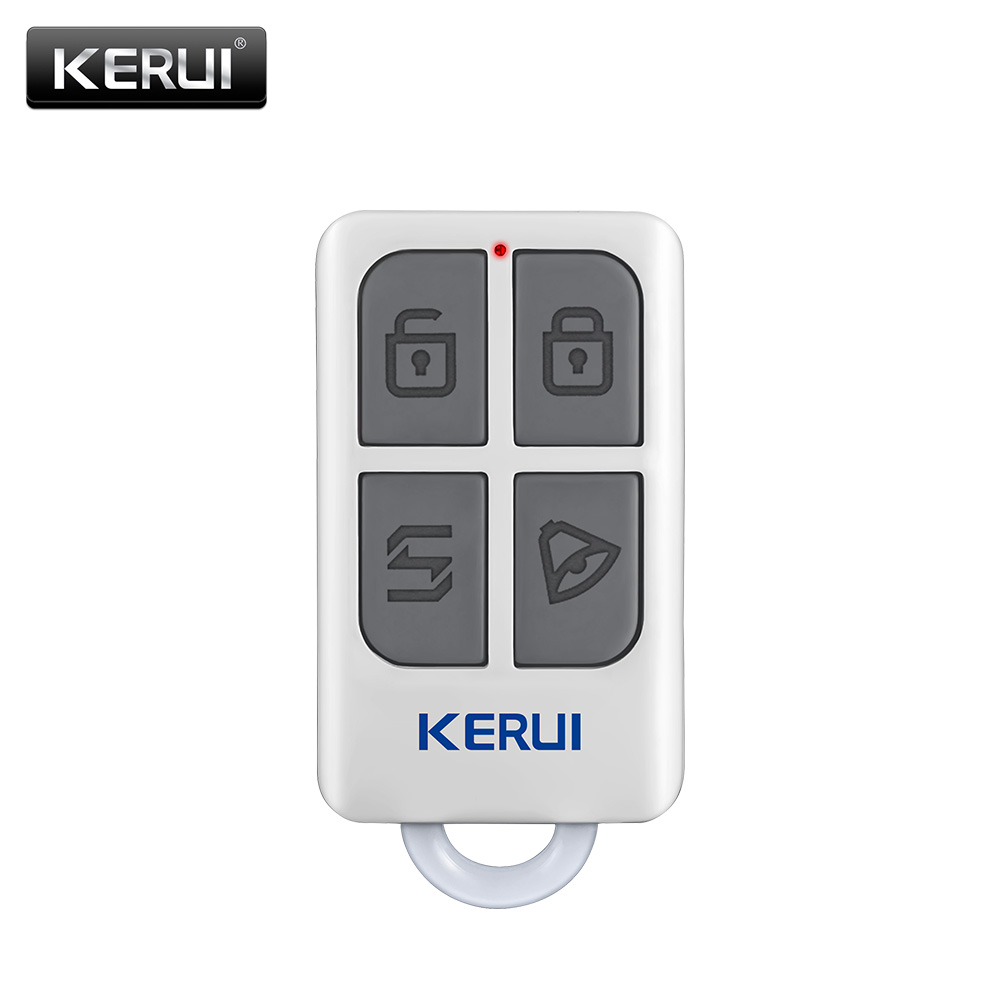 Home Security Tools - KERUI ไร้สายประสิทธิภาพสูงรีโมทคอนโทรลแบบพกพา 4 ปุ่มพวงกุญแจสําหรับ WIFI GSM