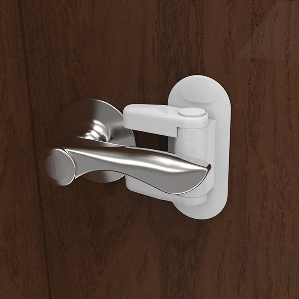 Home Security Adt - ตัวล็อคประตูอเนกประสงค์, ตัวล็อคประตูกันเด็กแบบป้องกันการหมุน, ตัวล็อคแบบมีกาว, ตัวล็อคประตูอเนกประสงค์สำหรับบ้าน, ป้องกันเด็ก