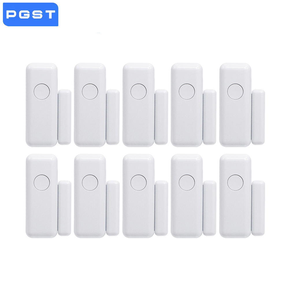 Home Security Technology - เซ็นเซอร์เตือนภัยแม่เหล็กไร้สาย 433mhz สำหรับประตูหน้าต่าง ระบบตรวจจับประตู สำหรับระบบรักษาความปลอดภัยบ้านอัจฉริยะ ป้องกันความปลอดภัย