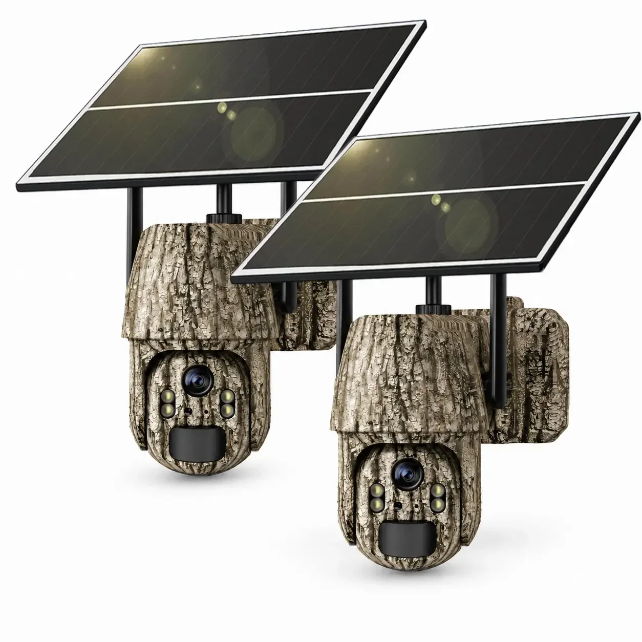 Home Security Premium - กล้องวงจรปิดไร้สาย 4G LTE ใช้พลังงานแสงอาทิตย์สำหรับภายนอกอาคาร ไม่ต้องใช้ WiFi
