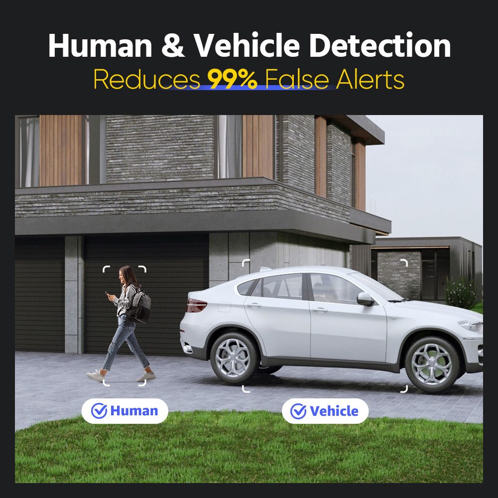 กล้องวงจรปิด C1200 12MP สำหรับ - Home Security Ai บทวิจารณ์และราคา