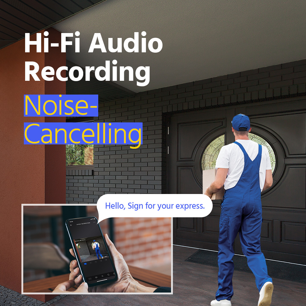 กล้องวงจรปิด C1200 12MP สำหรับ - Home Security Ai บทวิจารณ์และราคา