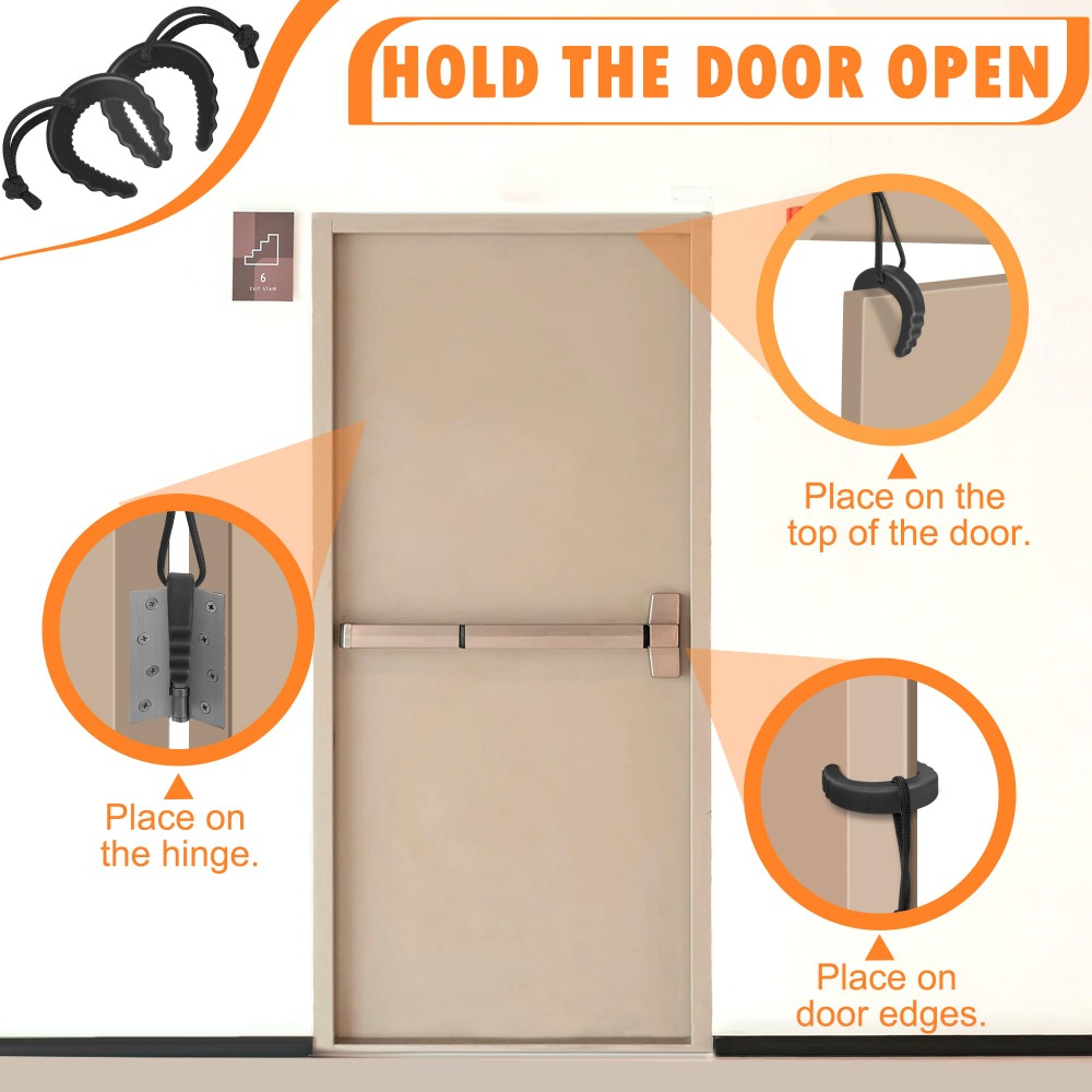 ที่กั้นประตูยางใช้งานง่าย อุปก - Door Wedge Alarm บทวิจารณ์และราคา