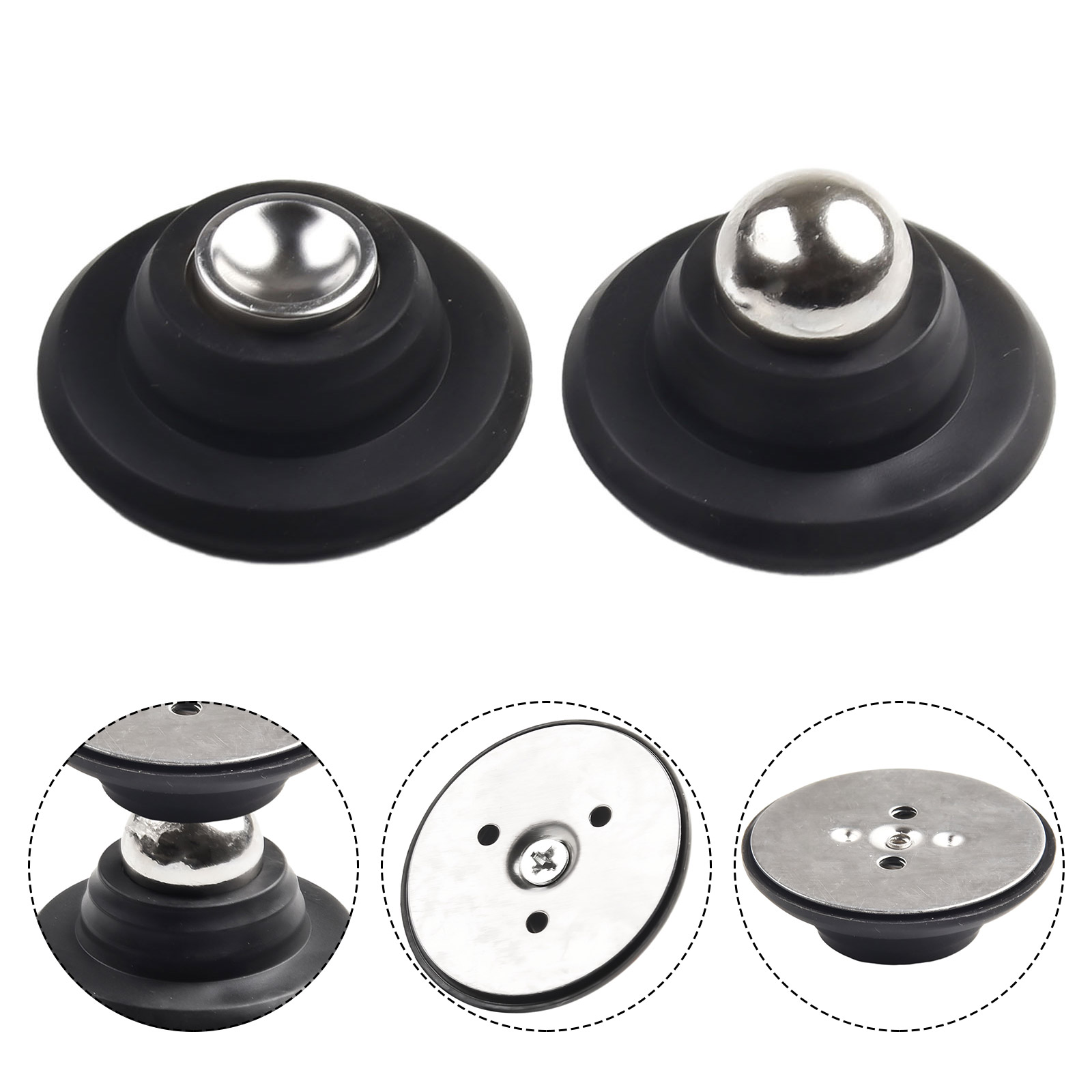 1 PC ซิลิโคนประตูประตูแม่เหล็ก - Door Wedge Alarm บทวิจารณ์และราคา