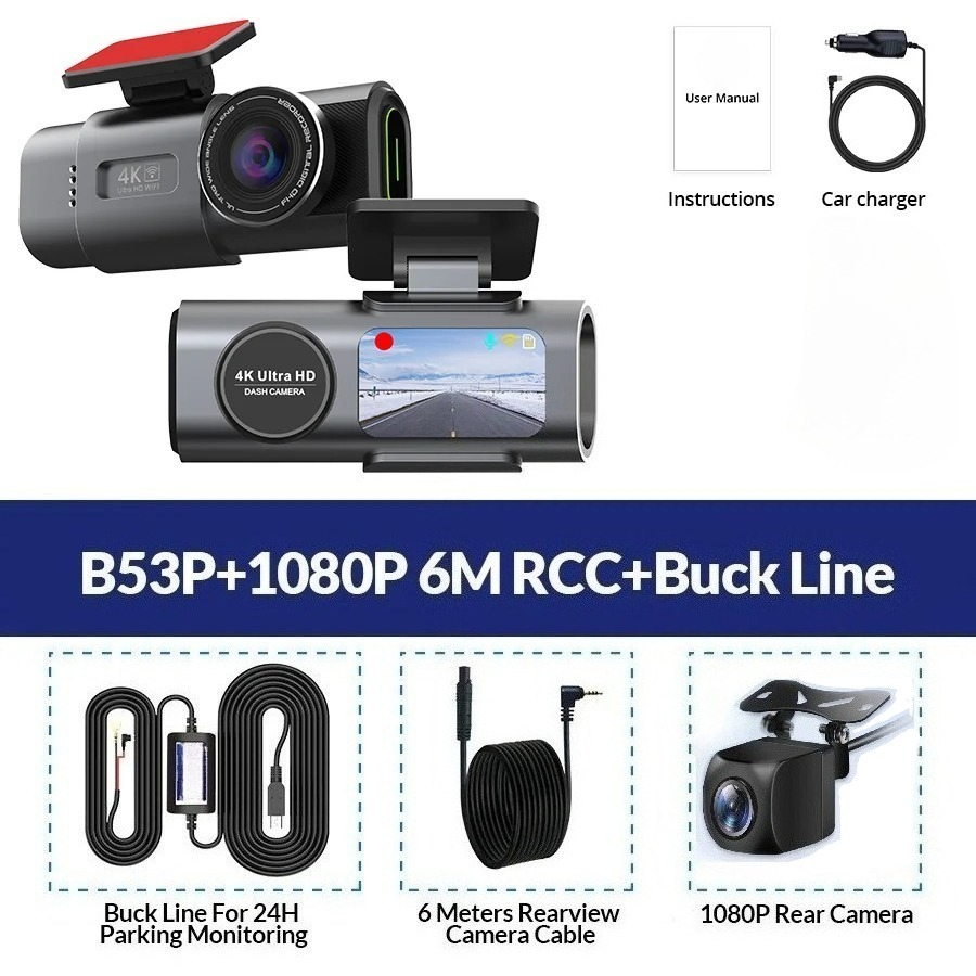 กล้องติดรถยนต์บันทึกภาพ 4K UHD - Home Security With Camera บทวิจารณ์และราคา