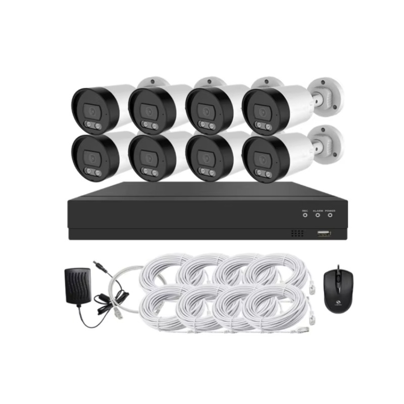 ชุดกล้องวงจรปิด 4ch 8ch ความคม - Home Security Camera บทวิจารณ์และราคา