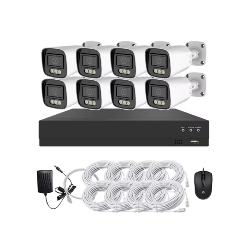 ชุดกล้องวงจรปิด 4ch 8ch ความคม - Home Security Camera บทวิจารณ์และราคา
