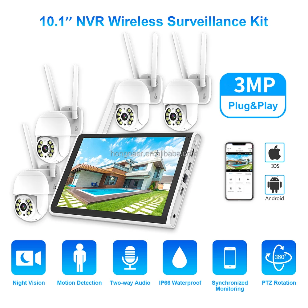 ชุดกล้องวงจรปิดไร้สาย 2026 Hon - Home Security Camera บทวิจารณ์และราคา
