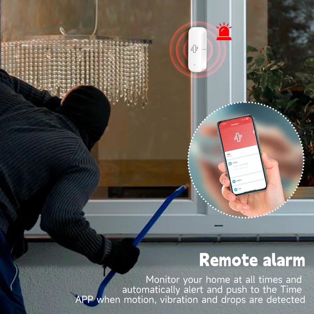 แอปเซ็นเซอร์การสั่นสะเทือนอัจฉ - Home Security Tools บทวิจารณ์และราคา