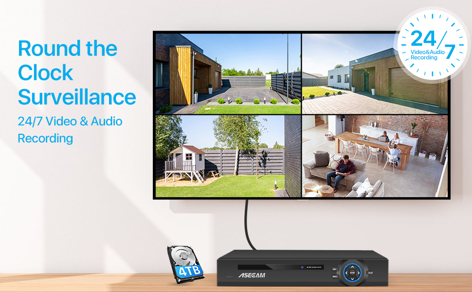 เครื่องบันทึกวิดีโอ NVR แบบ Su - Home Security Camera บทวิจารณ์และราคา
