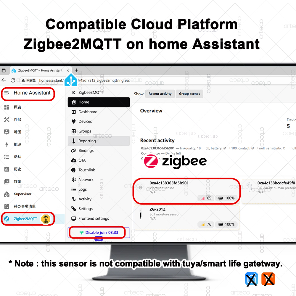เซ็นเซอร์สั่นสะเทือนอัจฉริยะ Z - Home Security Tools บทวิจารณ์และราคา