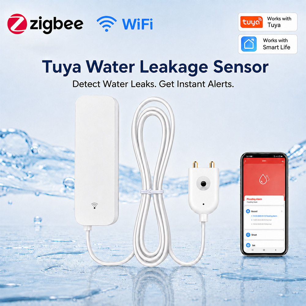 เซ็นเซอร์ตรวจจับน้ำรั่วซึม Zig - Home Security Tools บทวิจารณ์และราคา