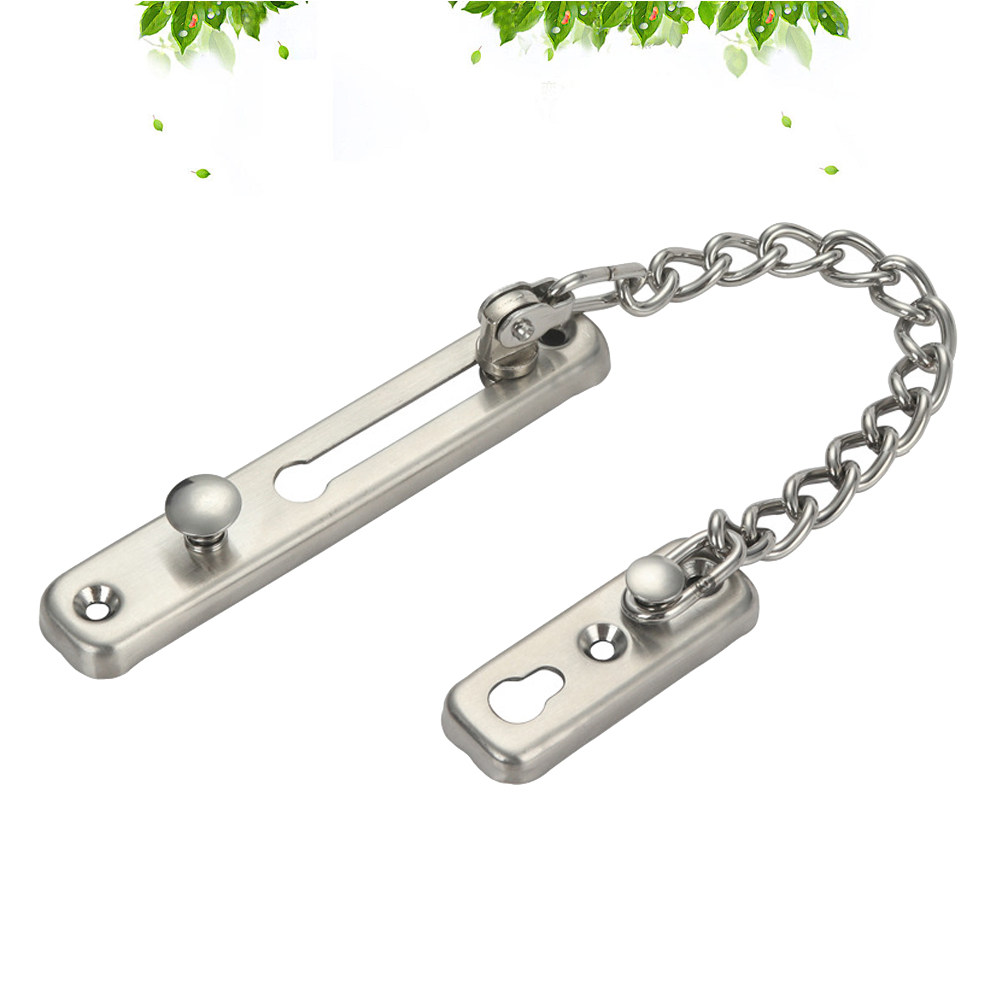 โซ่ประตูสแตนเลสทนทาน พร้อมสลัก - Door Chain Guard บทวิจารณ์และราคา