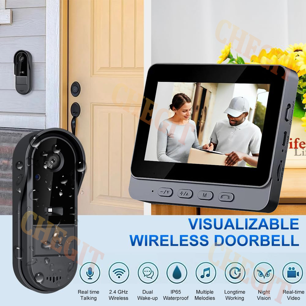 กล้องออดไร้สายอินเตอร์เน็ตไร้ส - Home Security Adt บทวิจารณ์และราคา
