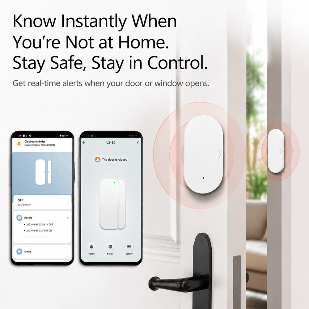เซ็นเซอร์ประตูหน้าต่าง Zigbee  - Home Security Technology บทวิจารณ์และราคา