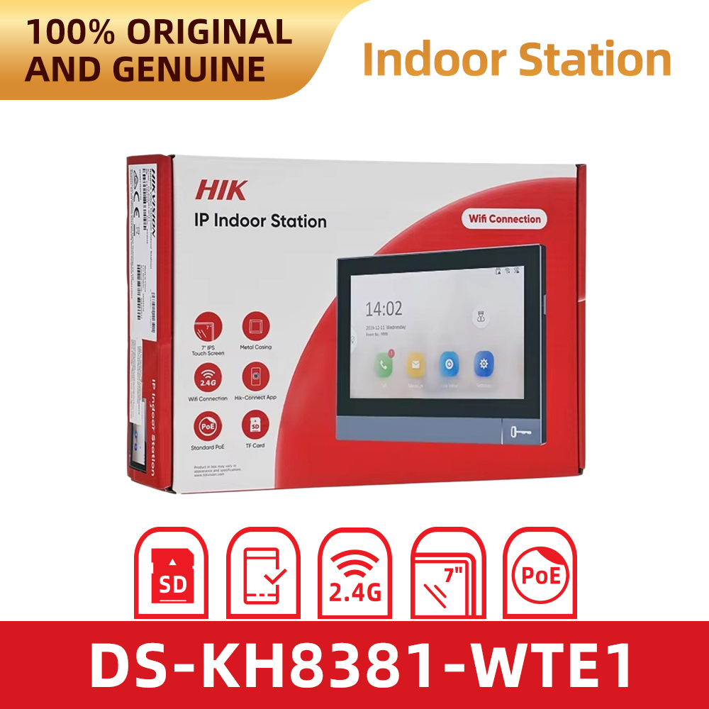Hikvision DS-KH8381-WTE1 หน้าจ - Home Security System Hikvision บทวิจารณ์และราคา