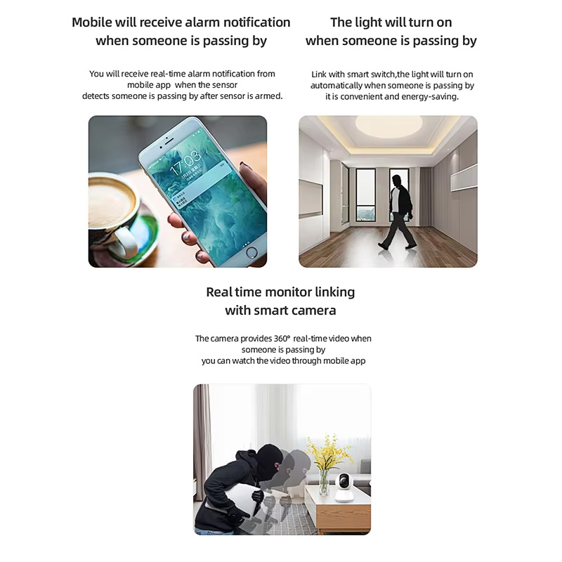 เซ็นเซอร์ตรวจจับความเคลื่อนไหว - Home Security Technology บทวิจารณ์และราคา