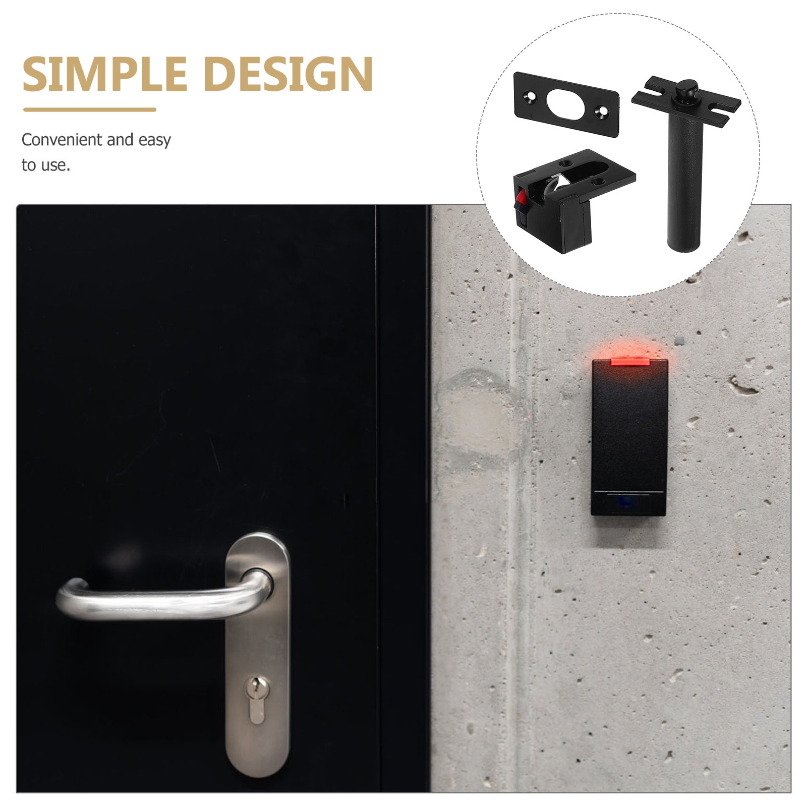 1 ชุด โซ่ล็อคประตูสแตนเลสแบบซ่ - Door Chain Guard บทวิจารณ์และราคา
