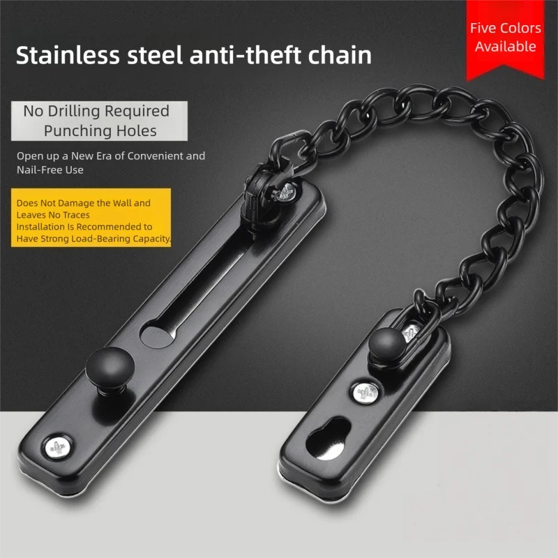 ล็อคโซ่ประตูสแตนเลสขัดเงาสำหรั - Door Chain Guard บทวิจารณ์และราคา
