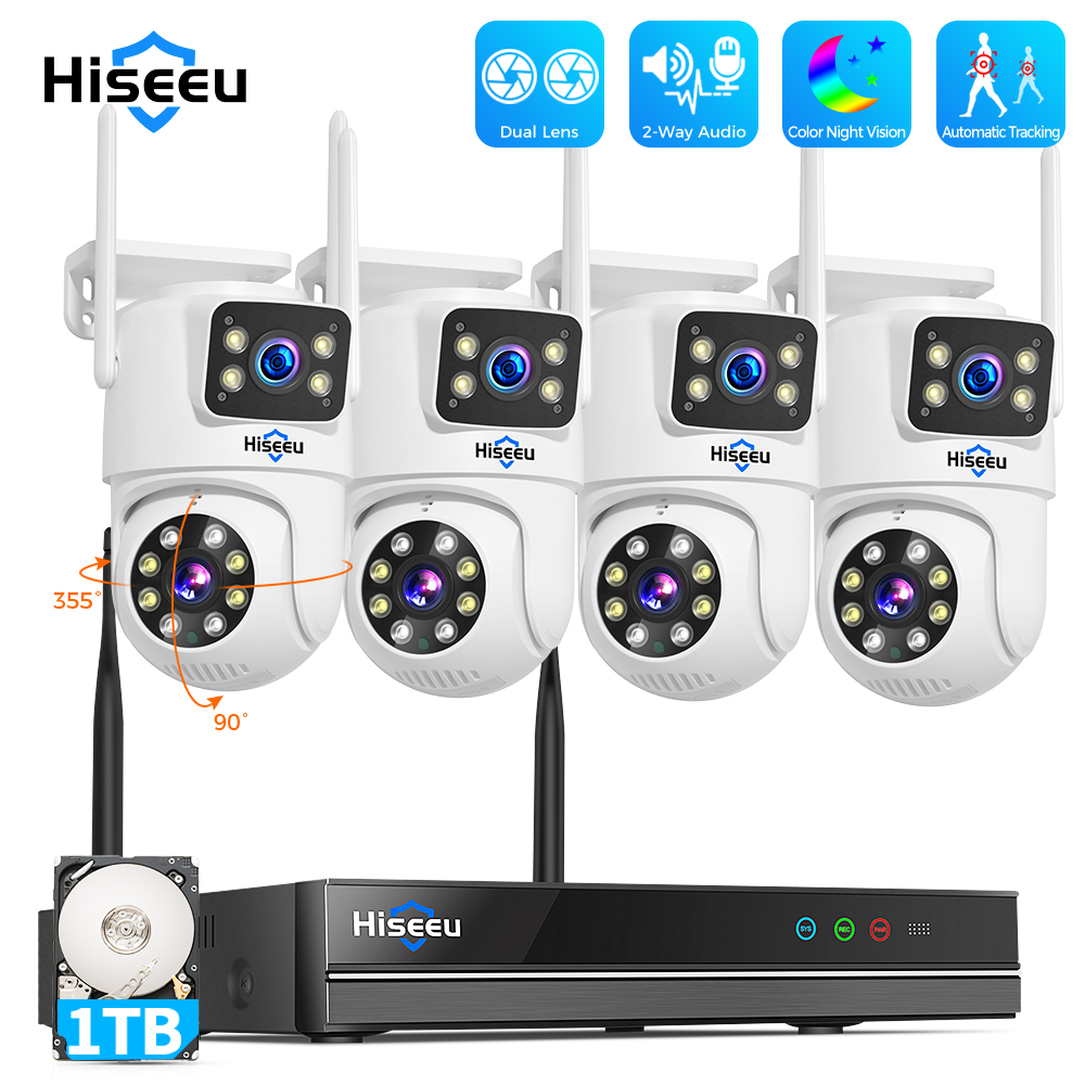 ชุดกล้องวงจรปิด Hiseeu 6MP WiF - Home Security Premium บทวิจารณ์และราคา