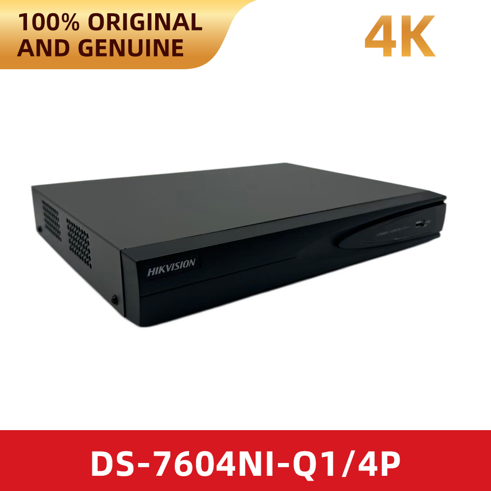 Hikvision DS-7604NI-Q1/4P 4Cha - Home Security System Hikvision บทวิจารณ์และราคา