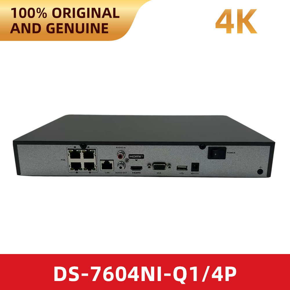 Hikvision DS-7604NI-Q1/4P 4Cha - Home Security System Hikvision บทวิจารณ์และราคา