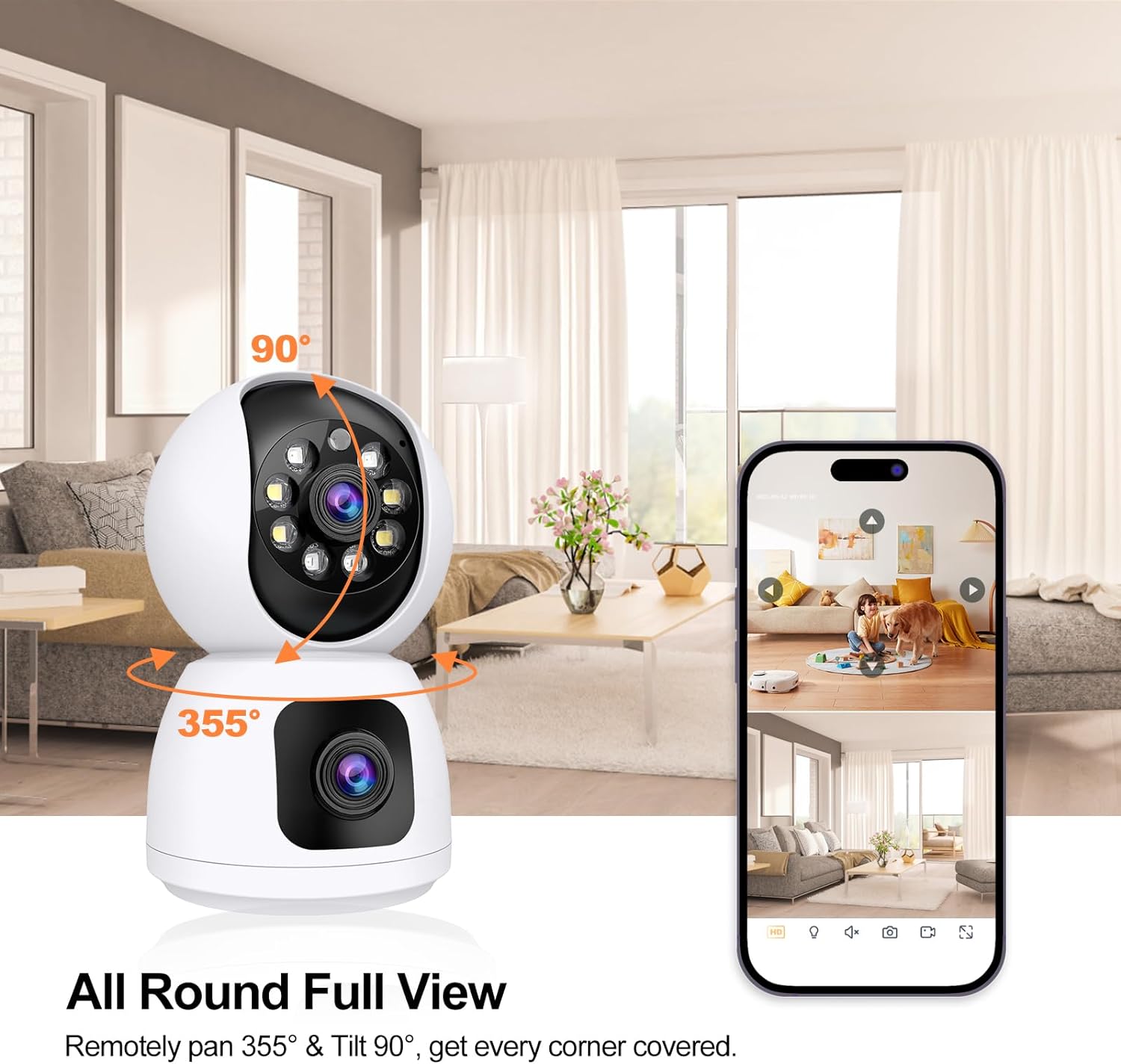 ANSVICAM Tuya Smart 4K 8MP กล้ - Home Security Ai บทวิจารณ์และราคา