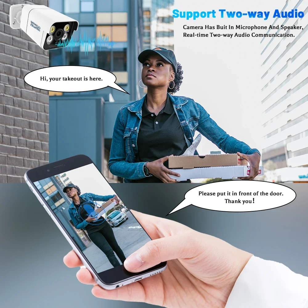 ชุดกล้องวงจรปิดรักษาความปลอดภั - Home Security Ai บทวิจารณ์และราคา