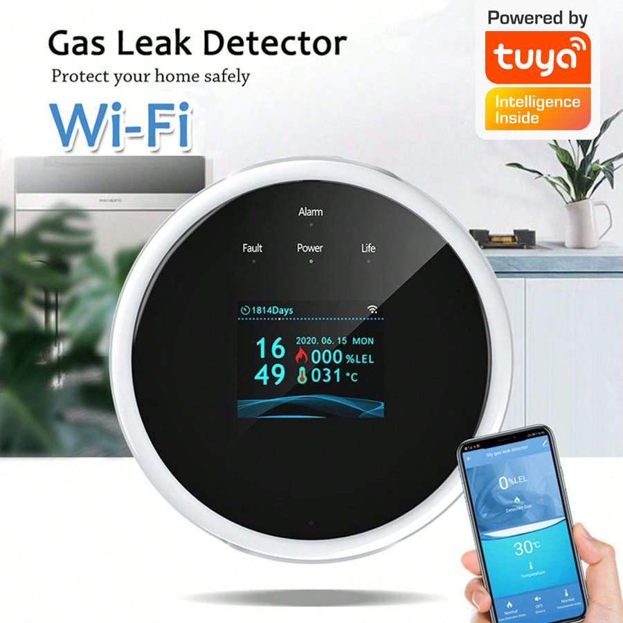 เซ็นเซอร์เตือนแก๊สรั่ว 2.4G Wi - Home Security Technology บทวิจารณ์และราคา