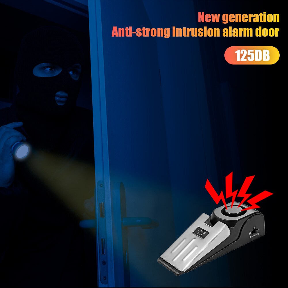 ระบบเตือนภัยกันขโมยแบบไร้สาย 2 - Door Wedge Alarm บทวิจารณ์และราคา