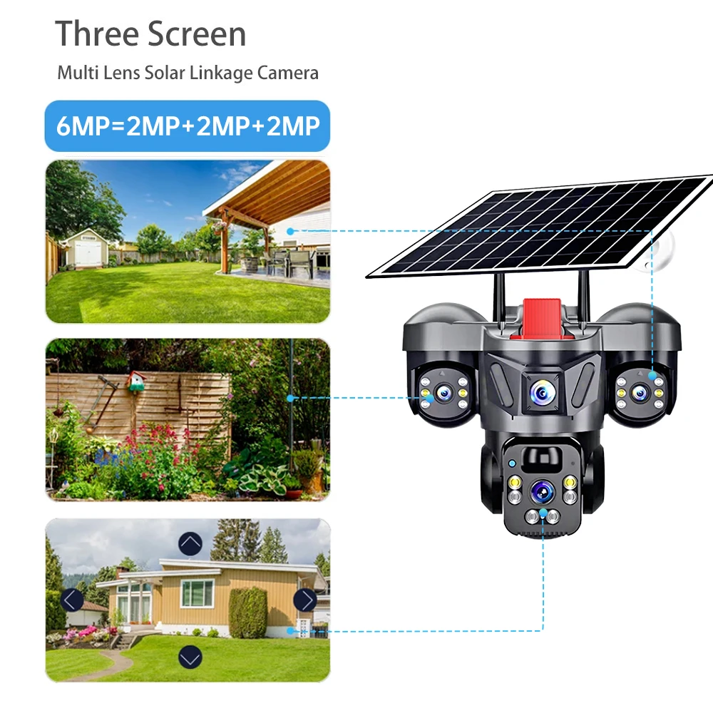 KERUI V380 Pro PTZ กลางแจ้ง 6M - Home Security Adt บทวิจารณ์และราคา