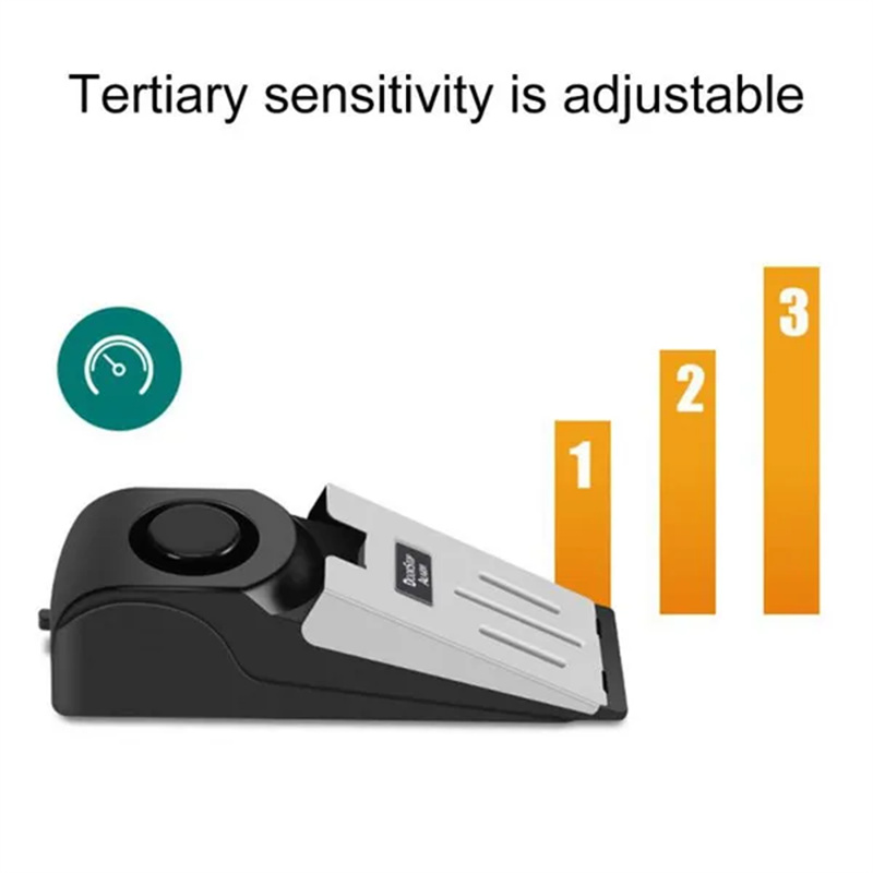 120dB ไร้สายกันขโมยบล็อกสัญญาณ - Door Wedge Alarm บทวิจารณ์และราคา