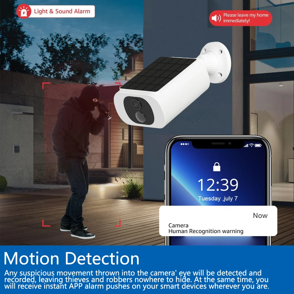 กล้องวงจรปิดพลังงานแสงอาทิตย์  - Home Security Premium บทวิจารณ์และราคา