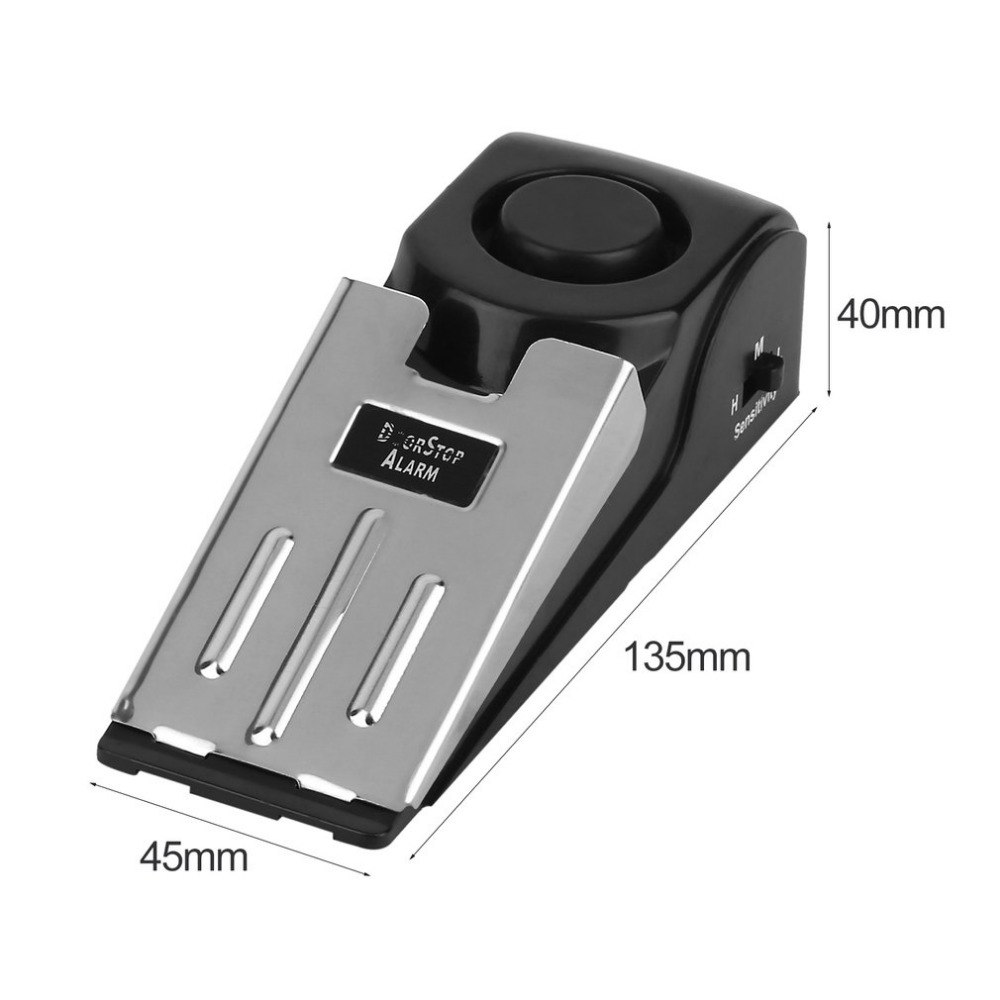 ระบบป้องกันการโจรกรรม125 dB ระ - Door Wedge Alarm บทวิจารณ์และราคา