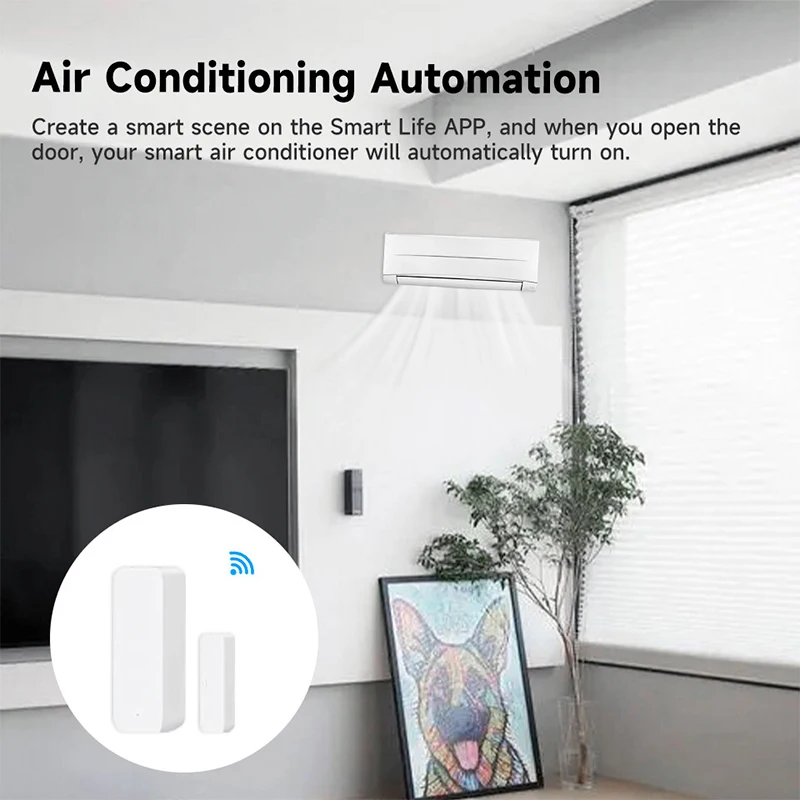 Tuya WiFi สมาร์ทเซ็นเซอร์ประตู - Home Security Technology บทวิจารณ์และราคา