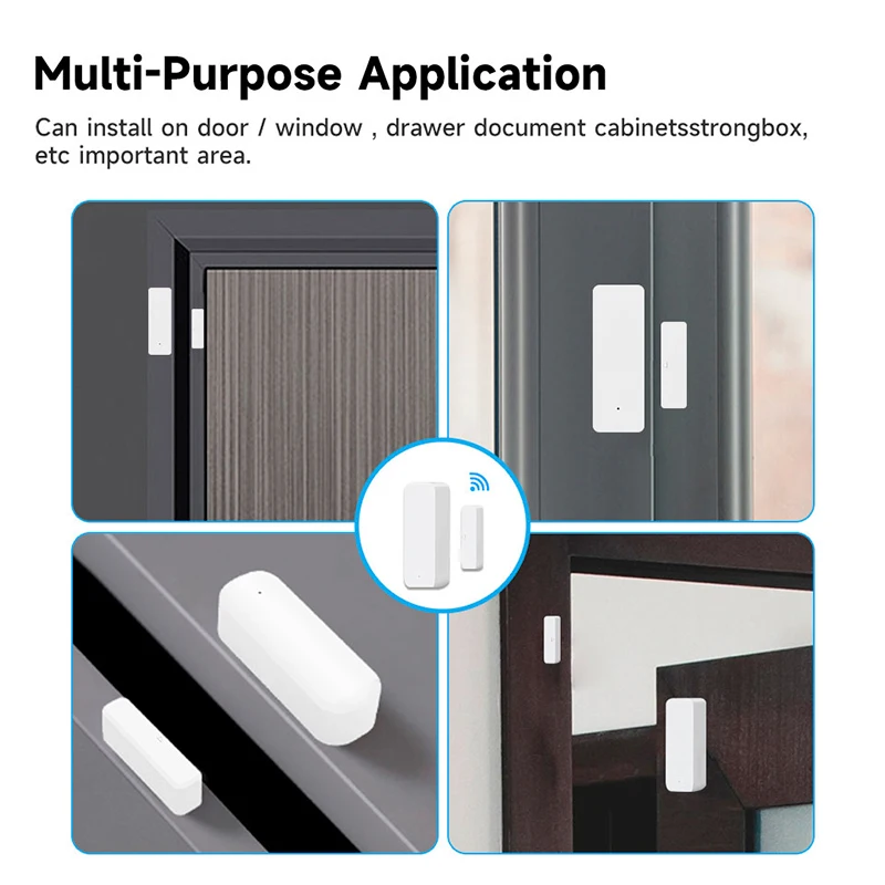 Tuya WiFi สมาร์ทเซ็นเซอร์ประตู - Home Security Technology บทวิจารณ์และราคา