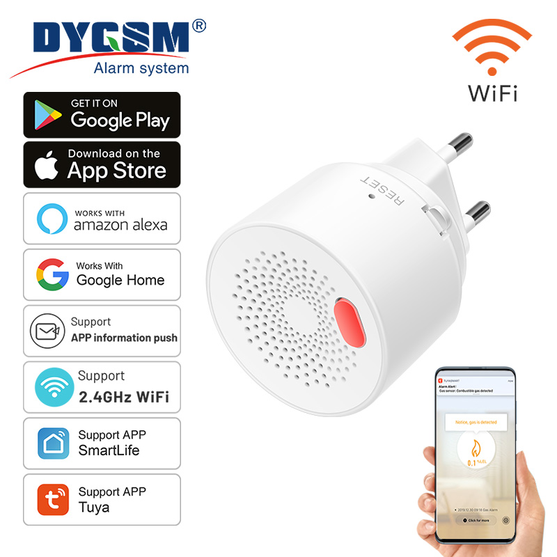 Tuya เซ็นเซอร์ก๊าซธรรมชาติ WiF - Home Security Tools บทวิจารณ์และราคา
